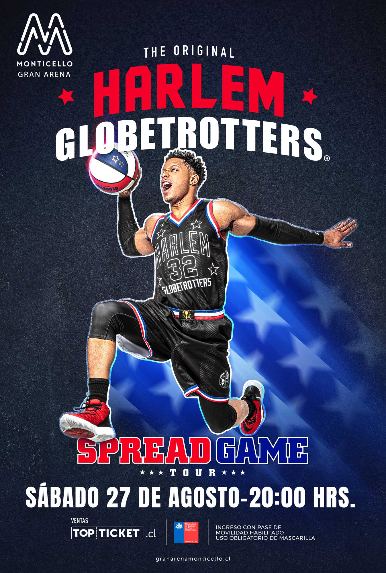 Harlem Globetrotters en Chile