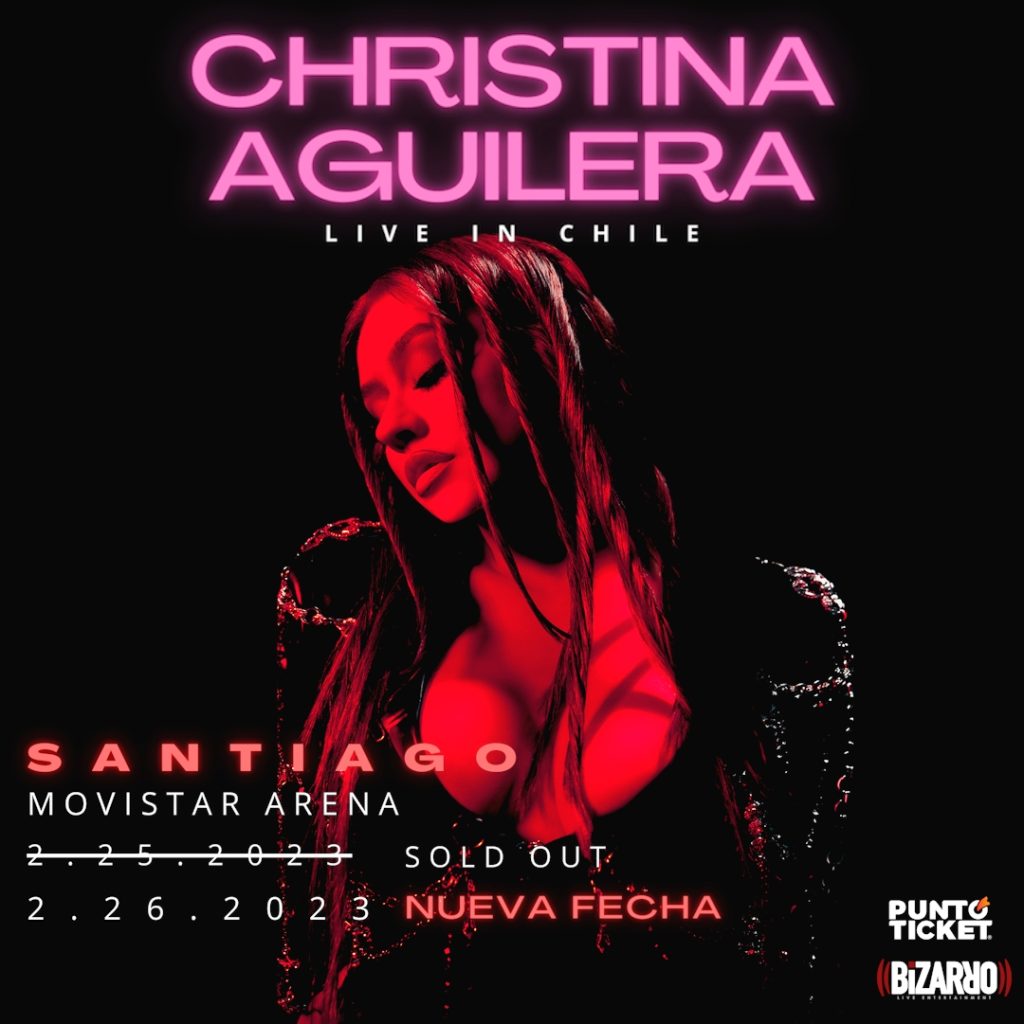 Christina Aguilera en Chile